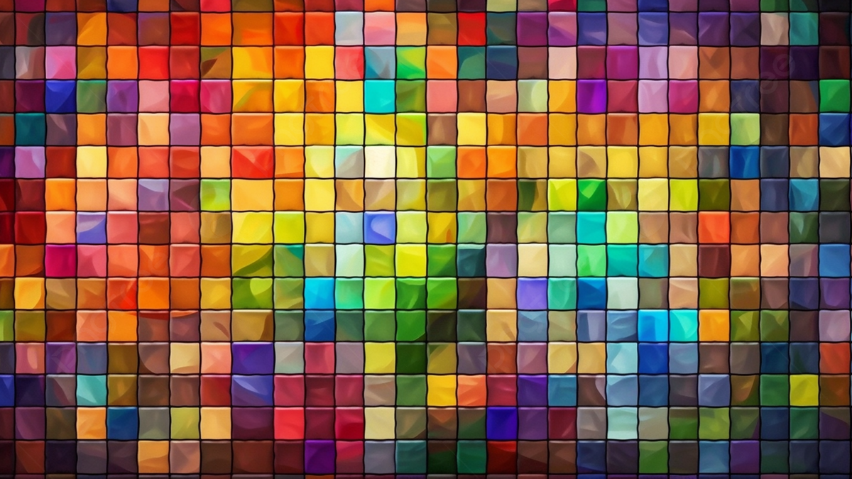 Mosaic Color Block Color Background, Mosaic, Color Block, Abstract  Background Image And Wallpaper for Free Download